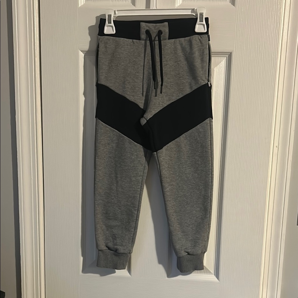 Givenchy Gray and Black Kids Jogger Pants